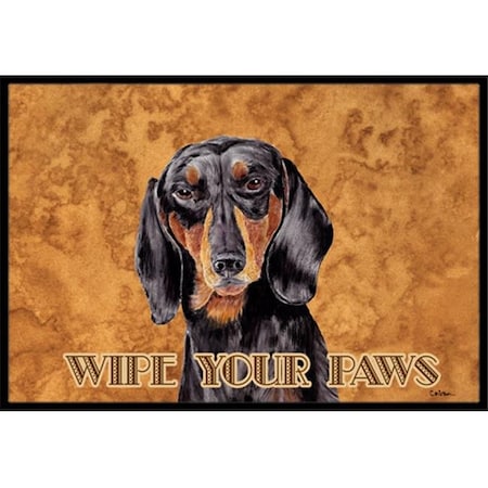 Carolines Treasures Carolines Treasures SC9139MAT 18 x 27 in. Dachshund Indoor & Outdoor Doormat SC9139MAT